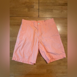 Vineyard Vines Club‎ Shorts Chino Men 30 Pink 9" Cotton Twill Flat Front